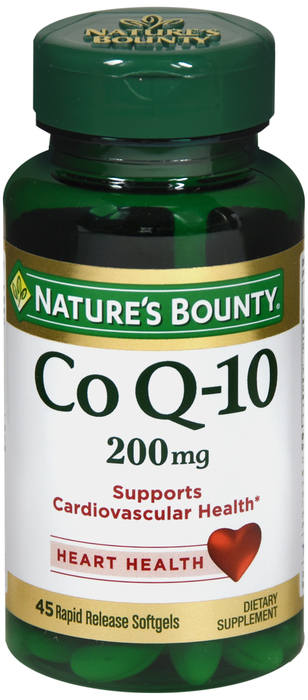 Natures Bounty COQ-10 200 MG Softgel 45 Ct
