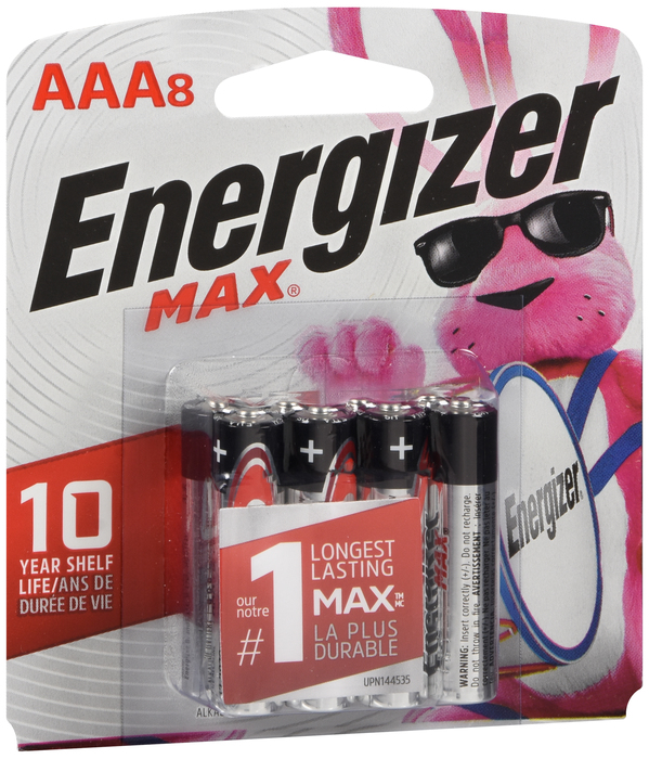 Energizer Max Alk AA E92BP8 8PK