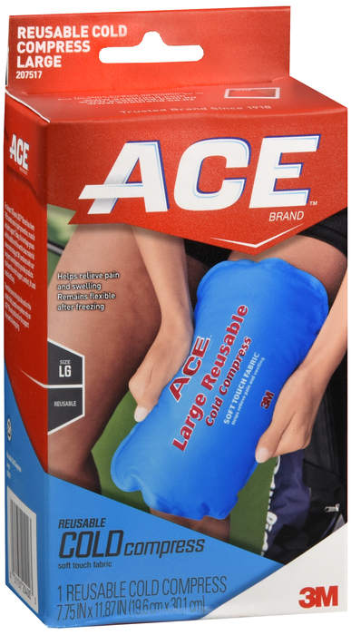 Case of 12-Ace Cold Compress Reuseable Large