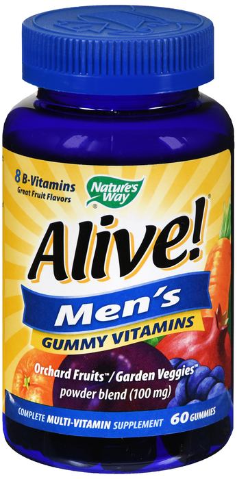 Alive Multivit Men Gummy 60 Count By Schwabe North America