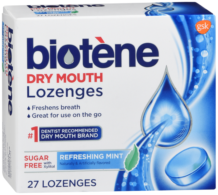 Biotene Refreshing Mint Lozenge 27 Ct