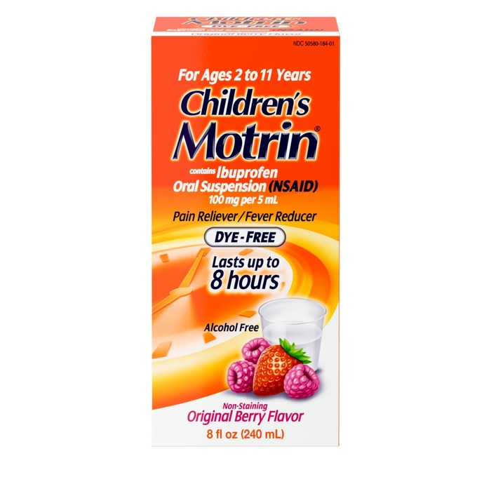 Motrin Child Berry D/F Liquid 8 Oz