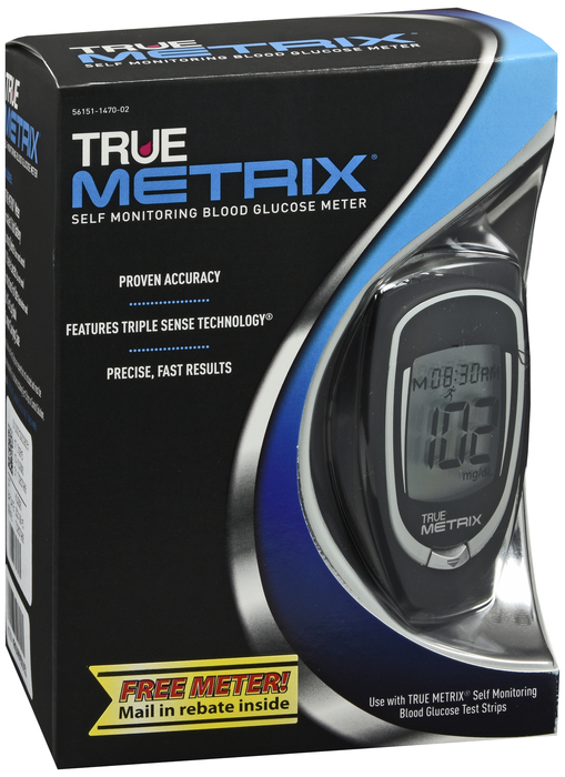 Case of 12-True Metrix Meter Kit By -SINGLE PT USE ONLY  Trividia 