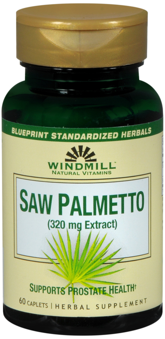 Saw Palmetto 560mg Caplet 60 Count Windmill By Windmill Health Products
