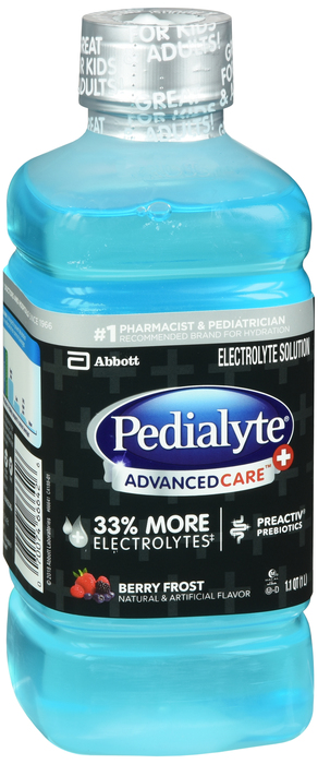 Pedialyte Advanced Care Plus Berry Flavored 1 Liter