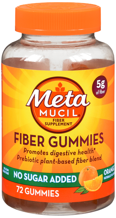 Metamucil Fiber Supplement Gummies 72 Ct