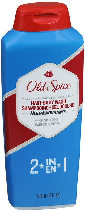 Case of 12-Old Spice High Endurance Hair And Body Wash - 18 Fl oz 