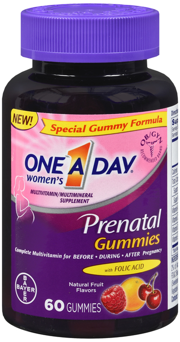 One A Day Prenatal Gummy 60 Ct
