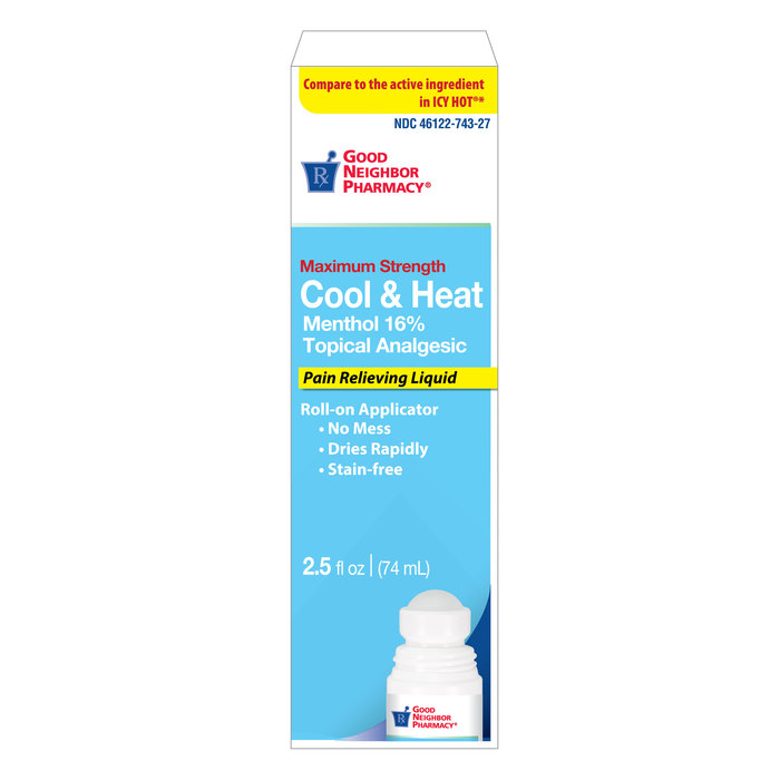 GNP Cool and Heat Pain Relief Roll-On 2.5 Oz