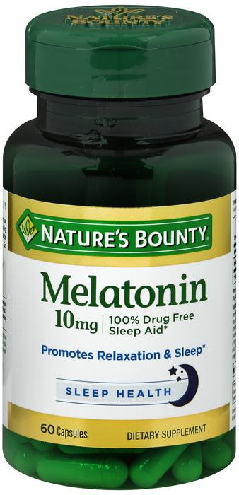 Natures Bounty Melatonin 10 Mg Capsule 60 Ct