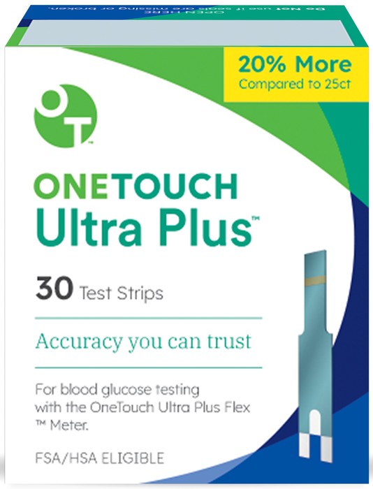 One Touch Ultra Plus Test Strip 30 Ct