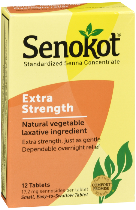 Senokot Extra Strength Tablets 12 Ct