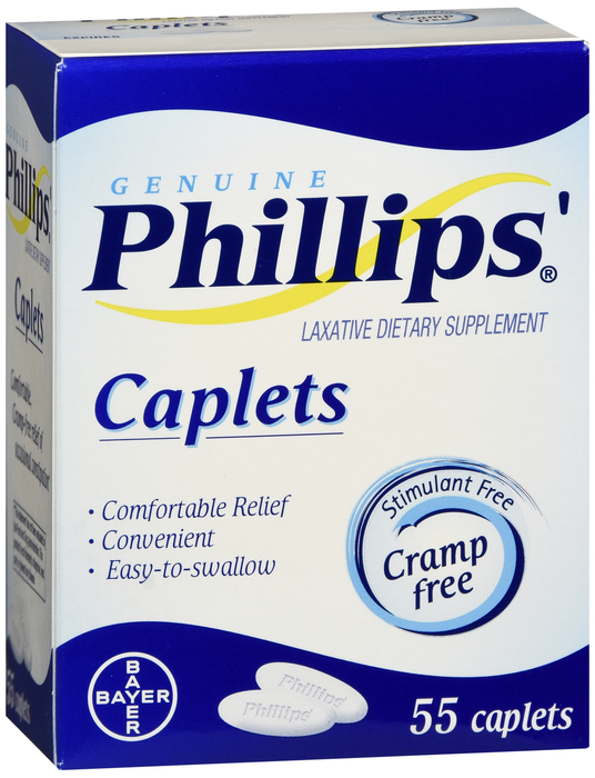 Case of 12-Phillips Caplet 55Ct by Bayer Pharma