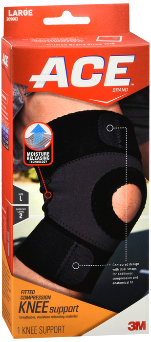 ACE Knee Support Moist Control Large Bandage By ACE 3M USA 