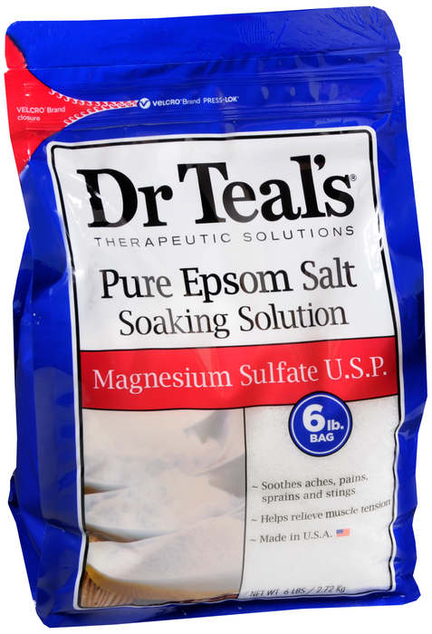 Dr Teals First Aid Epsom Salt 6 Lb