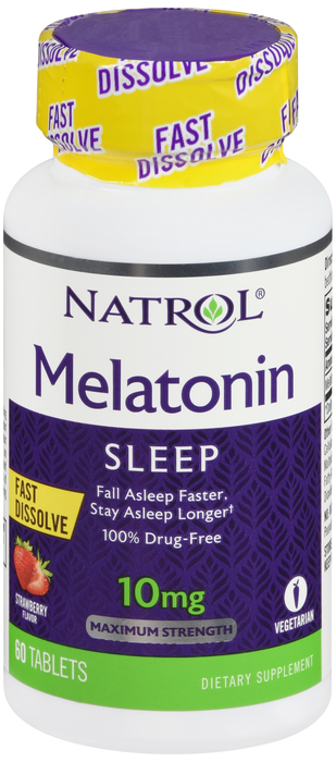 Natrol Melatonin 10 Mg Tab Fast Dissolve 60 Ct
