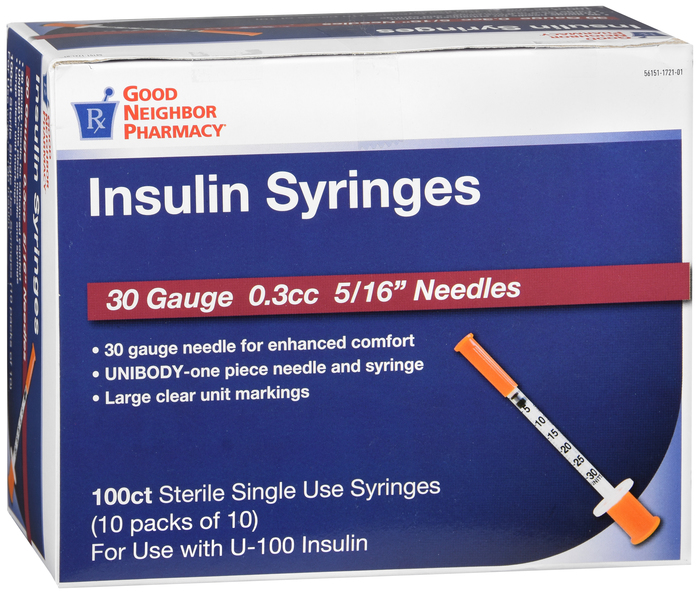 Gnp Syringe Short 30G x 0.3CC 