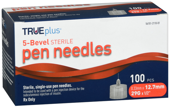 TruePlus 5 BVL Pen Needle 29G 