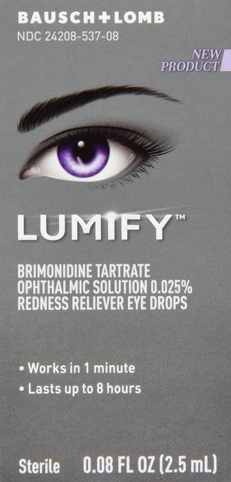 Lumify Redness Relief Drops 2.5ml By Bausch & Lomb