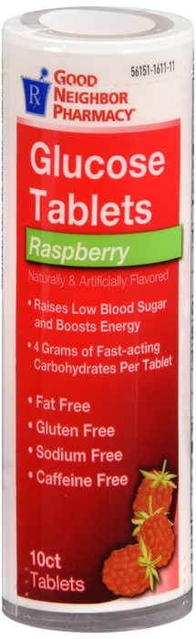 GNP Glucose Tab Raspberry 6 x 