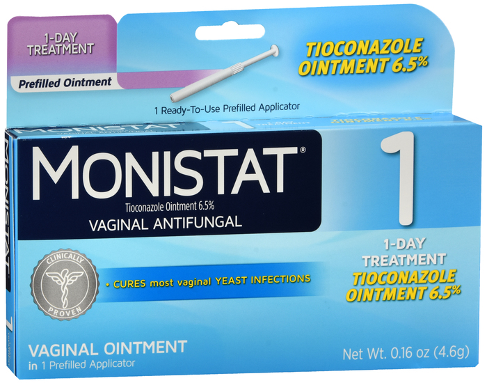 Monistat 1 Vaginal Antifungal 1-Day Treatment Ointment 0.16 Oz
