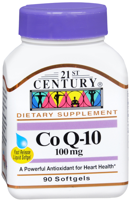 21st Century COQ10 100 Mg Softgel 90 Ct