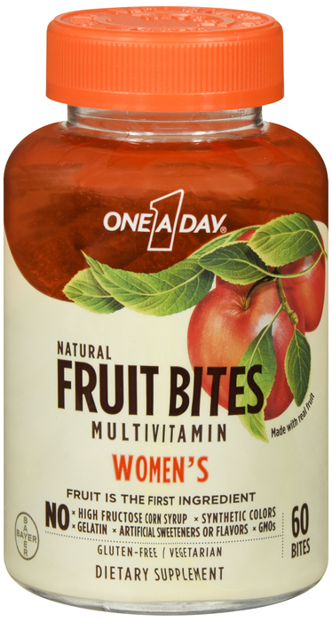 One A Day Fruitbites Women Gummy 60 Ct