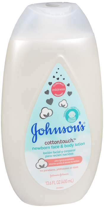 Johnsons Cotton Touch Face Body Lotion 13.5 Oz