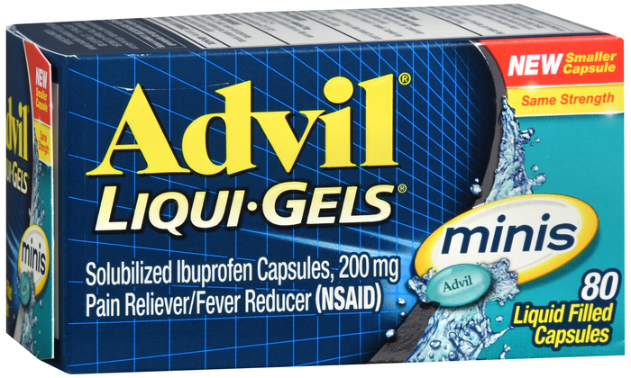 ADVIL LIQUI-GELS 200MG MINIS 80CT by Pfizer