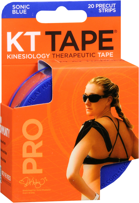 KT Tape Synthetic Pro Blue 20 Ct